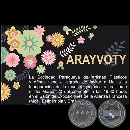 AraYvoty - Muestra pictórica - Martes 20 de Setiembre de 2016